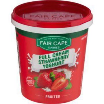 FAIR CAPE YOG FULL CREAM STRAWBERRY  1kg