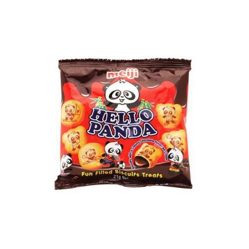 Picture of HELLO PANDA BISCUIT WITH CHOC FILLING  21g