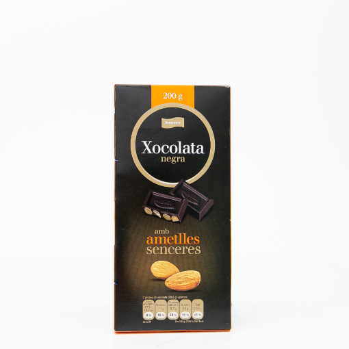 Picture of XOCOLATA ALMOND DARK CHOCOLATE  200g