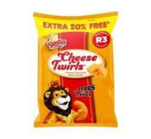 Picture of SIMBA CHEESE TWIRLS 54g