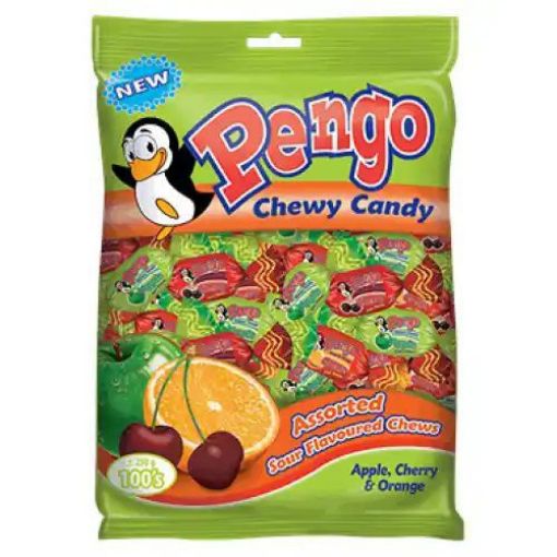 Picture of PENGO CHEWS SOUR ASST  100Piece