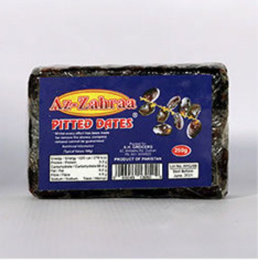 Picture of AZ-ZAHRAA  PITTED DATES BLOCKS 250g