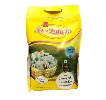 Picture of AZ-ZAHRAA CREAMY SELLA BASMATI RICE 5kg