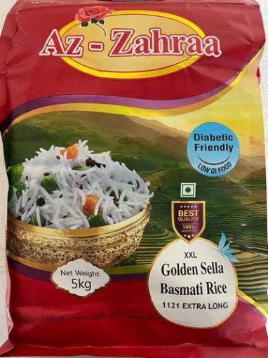 Picture of AZ-ZAHRAA GOLDEN SELLA BASMATI RICE 5kg