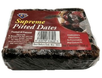 Picture of SUPREME DATES A1 PITTED  250g