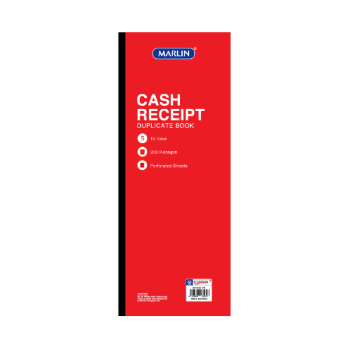 Picture of FREEDOM BOOK CASH RECEIPT A4 200SHTS 073C  1`S