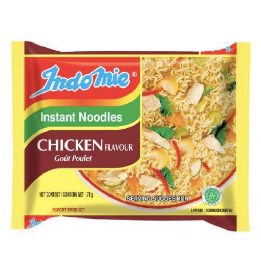 Picture of INDOMIE INSTANT NOODLES CHICKEN POULET  70g