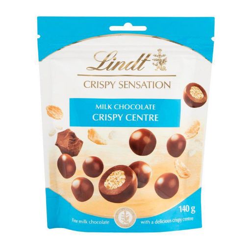 Picture of LINDT MILK CHOCOLATE CRISPY CENTRE 140g