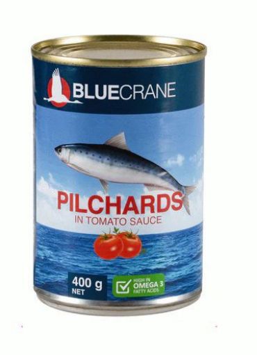 Picture of BLUE CRANE PILCHARDS IN TOMATO SAUCE  400g