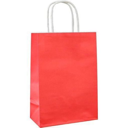 Picture of GIFT BAG RED MED  each