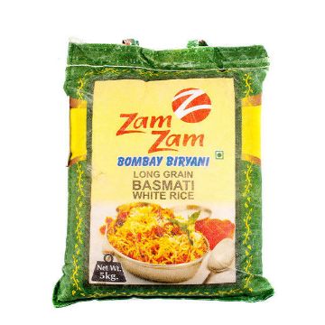 Picture of ZAM ZAM BOMBAY BIRYANI LONG GRAIN BASMATI RICE  5kg