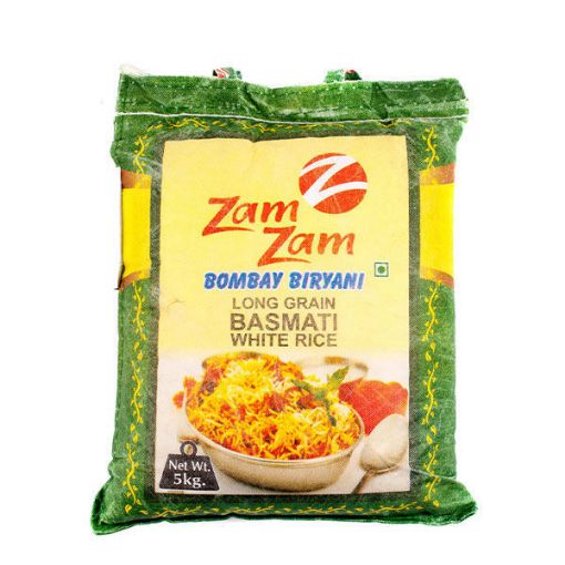Picture of ZAM ZAM BOMBAY BIRYANI LONG GRAIN BASMATI RICE  5kg