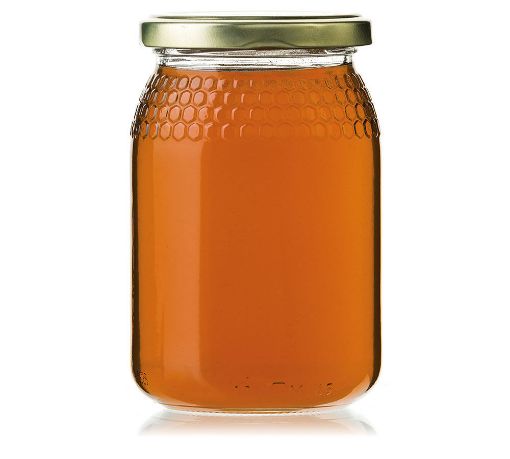 Picture of HONEY JAR WITH LID ROUND LARGE  500g