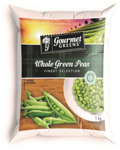Picture of GOURMET GREENS WHOLE GREEN PEAS  1kg