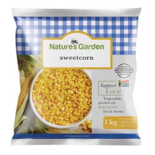 Picture of NATURES GARDEN SWEETCORN CHOICE GRADE  1kg