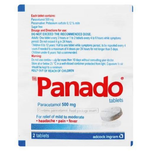 Picture of PANADO TABLETS  2`s