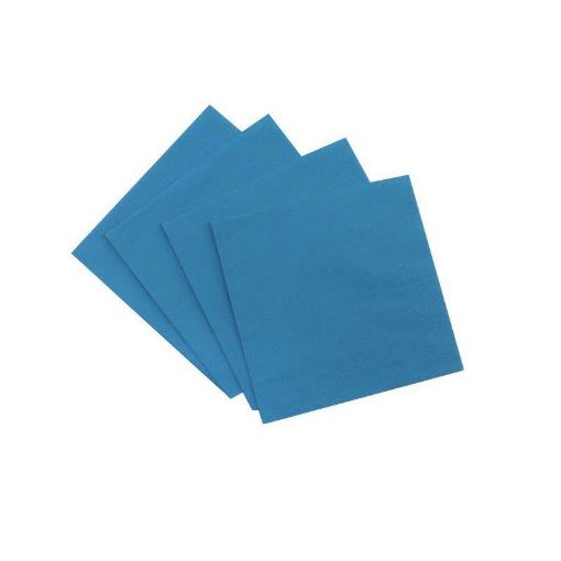 Picture of SOLID TURQUOISE SERVIETTIES 20`s