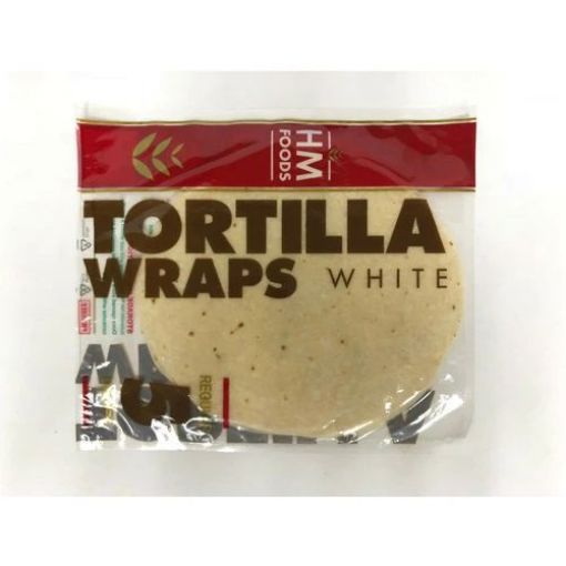 Picture of HM FOODS TORTILLA WRAP LARGE WHITE  5PCE
