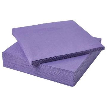 Picture of SOLID LILAC SERVIETTES 20`s