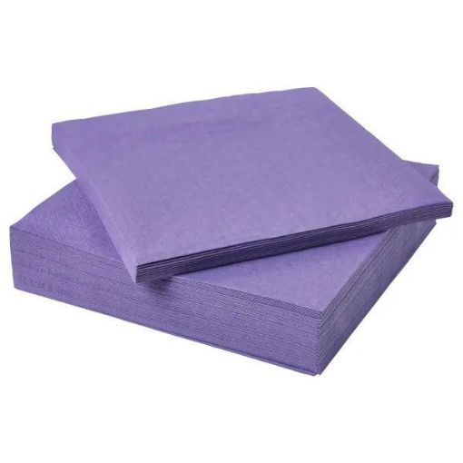 Picture of SOLID LILAC SERVIETTES 20`s