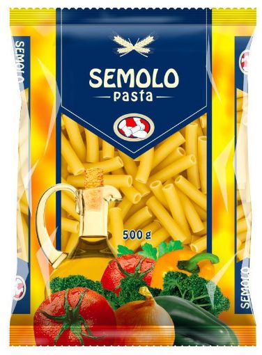 Picture of SEMOLO PASTA MACARONI TUBES  500g