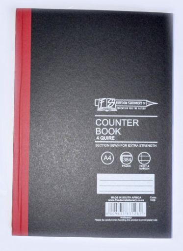 Picture of FREEDOM STAT COUNTER BOOK 4 QUIRE F/M A4  384Sheet