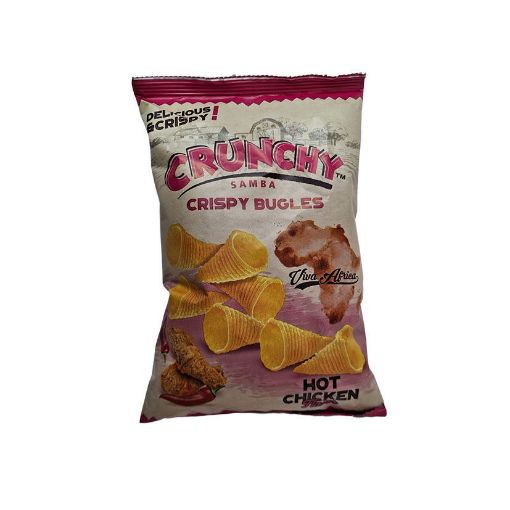 Picture of CRUNCHY SAMBA CRISPY BUGLES HOT CHICKEN  50g