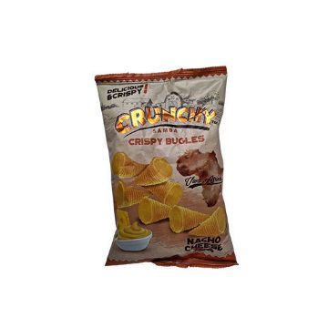 Picture of CRUNCHY SAMBA CRISPY BUGLES NACHO CHEESE 50g