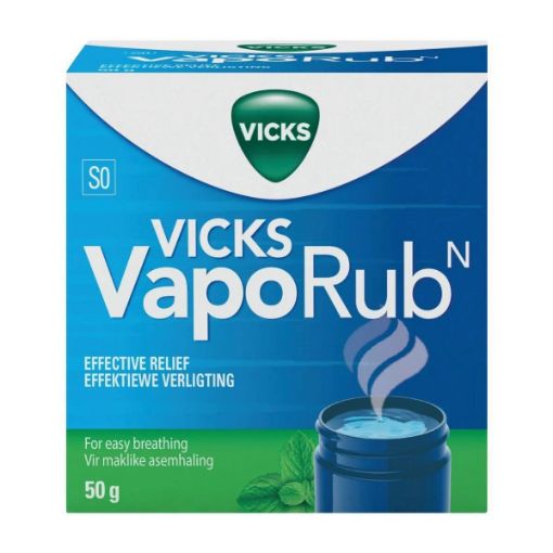Picture of VICKS VAPORUB VAPORIZING OINTMENT JAR  50g