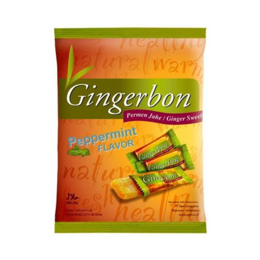 Picture of GINGERBON PEPPERMINT SWEETS  125g