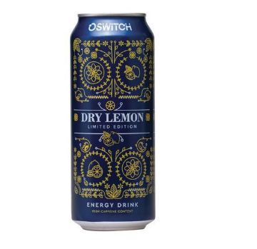 Picture of ZZZ SWITCH ENERGY DRINK DRY LEMON  500ml