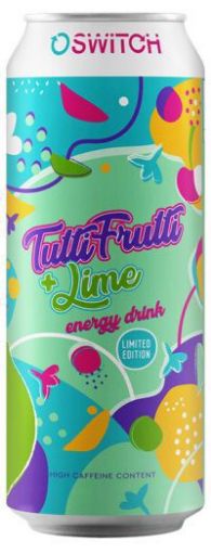 Picture of SWITCH ENERGY DRINK TUTTI FRUTTI & LIME 500ml
