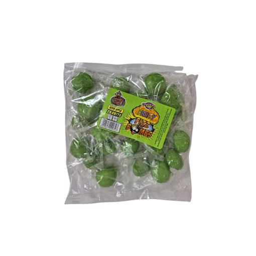 Picture of CANDY ANDY FIZZY FRUIT BOMBS SOUR APPLE  25`S