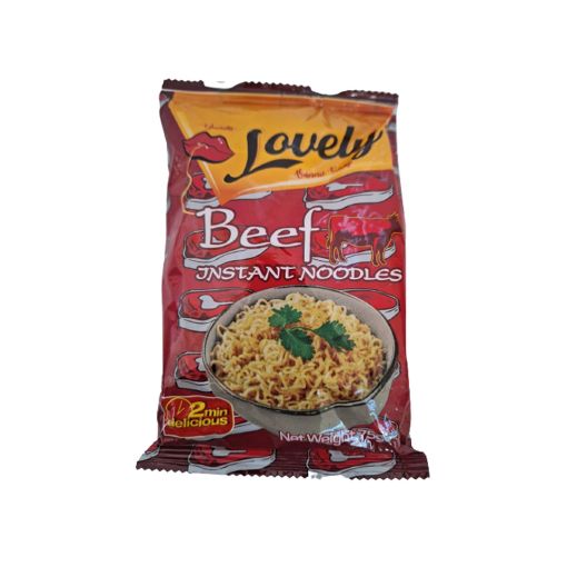Picture of LOVELY INSTANT NOODLES BEEF 75g