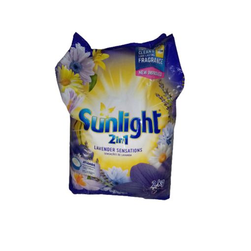 Picture of SUNLIGHT WASHING POWDER LAVENDER SENSATIONS FLEXI  2kg