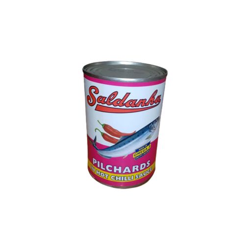 Picture of SALDANHA PILCHARDS IN CHILLI TALLS  400g