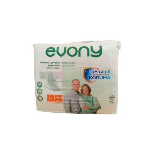 Picture of EVONY ADULT DIAPERS LARGE  30`s