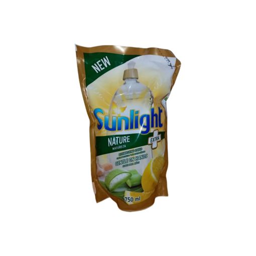 Picture of SUNLIGHT DISHWASH LIQUID REFILL NATURE GENTLE ON HANDS  750ml