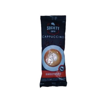 Picture of SOCIETY COFFEE CAPPUCCINO SWEETENED 20g