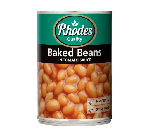 Picture of RHODES BAKED BEANS IN TOMATO SAUCE  410g