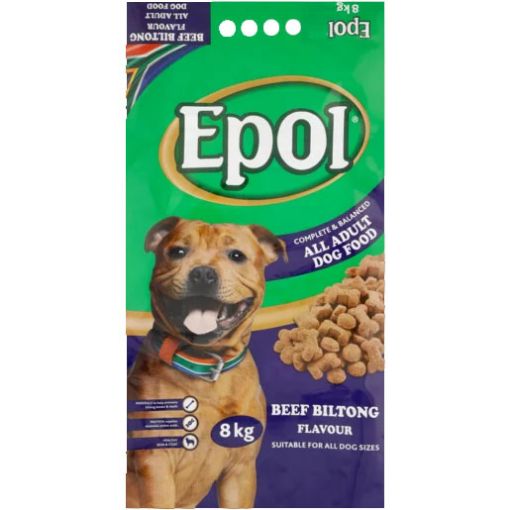 Picture of EPOL ADULT DOG FOOD BEEF BILTONG  8kg