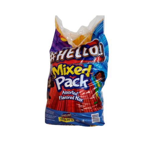 Picture of HELLO ASSORTED MAIZE SNACKS 50X20G each