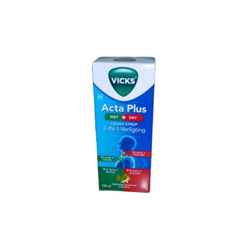 Picture of VICKS ACTA PLUS COUGH SYRUP 2 IN 1  100ml