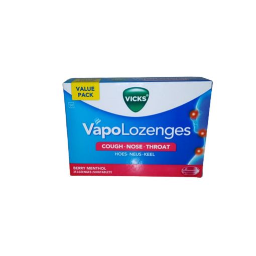Picture of VICKS VAPO LOZENGES BERRY MENTHOL  24`s