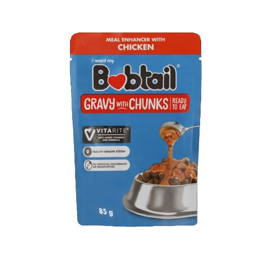 Picture of BOBTAIL SACHETS GRAVY WITH CHUNKS CHICKEN 85g
