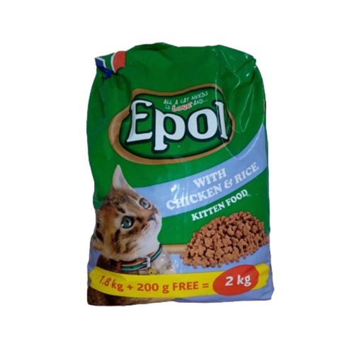 Picture of EPOL KITTEN CAT FOOD CHICKEN & RICE + 200G FREE  1.8kg