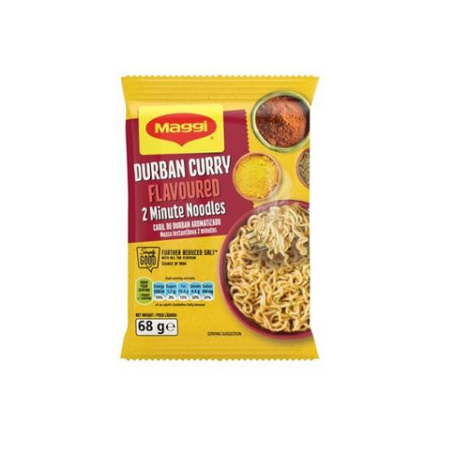 Picture of MAGGI 2 MINUTE NOODLES DURBAN CURRY M/P  68g