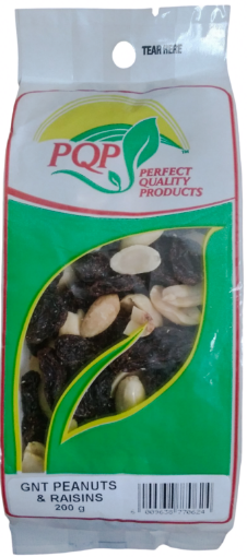 Picture of PQP PEANUT & RAISINS  200g