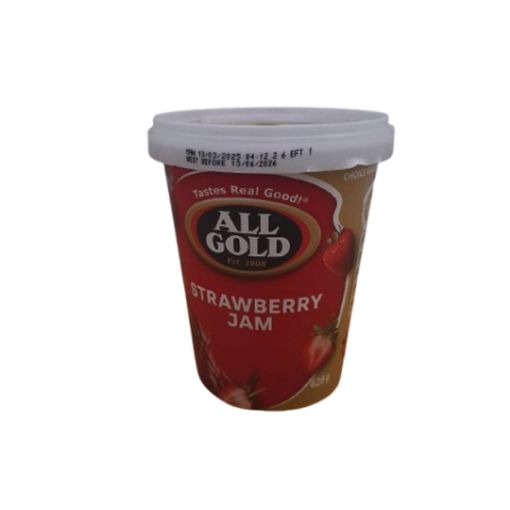 Picture of ALL GOLD STRAWBERRY JAM TUB  620g