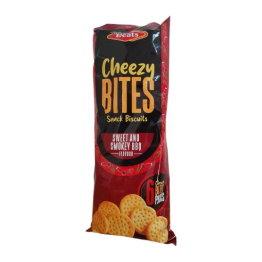 Picture of TASTY TREATS CHEESY BITES SWEET AND SMOKEY BBQ  6`s